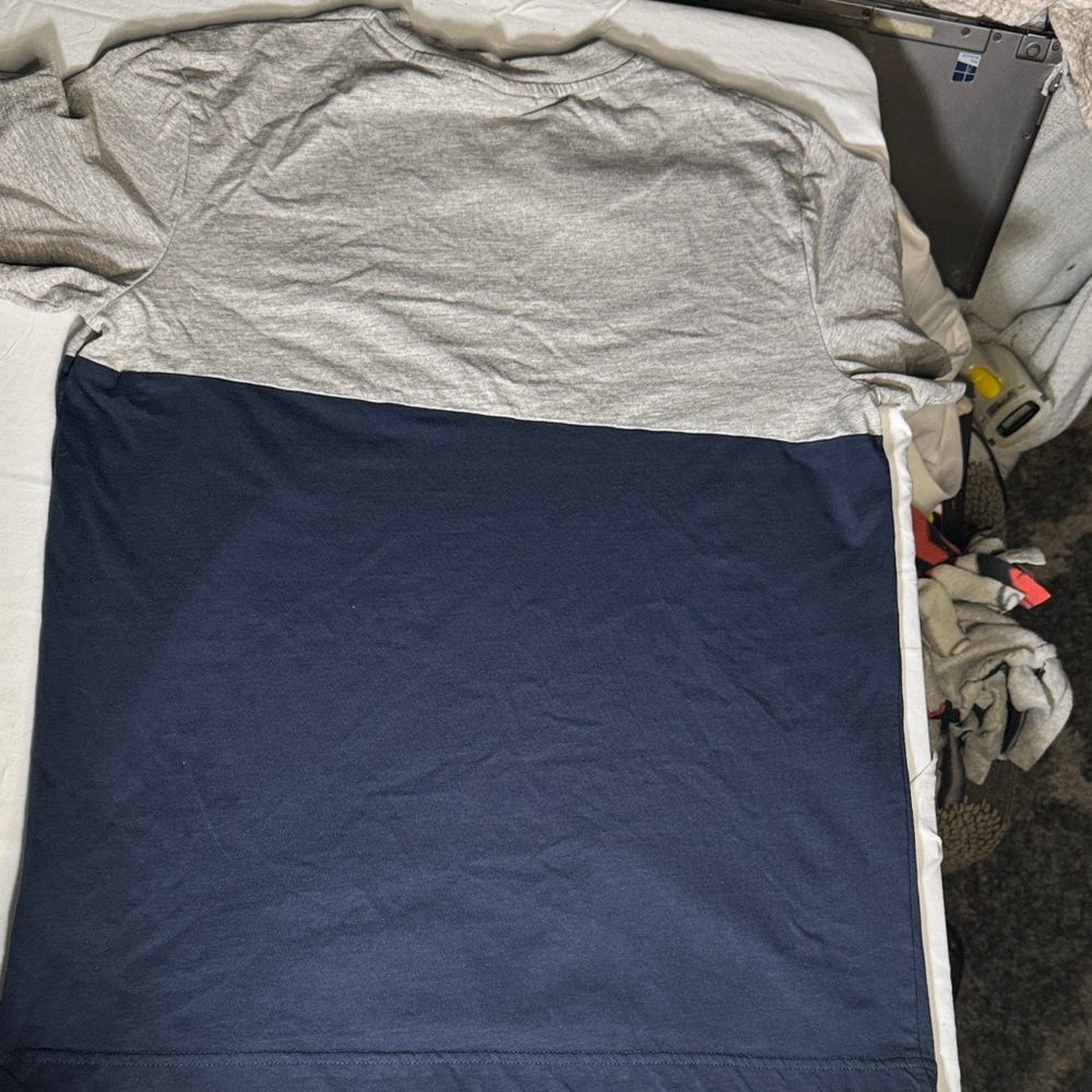 Wesc Two-Tone Gray and Blue Men's Shirt - Picture 3 of 4